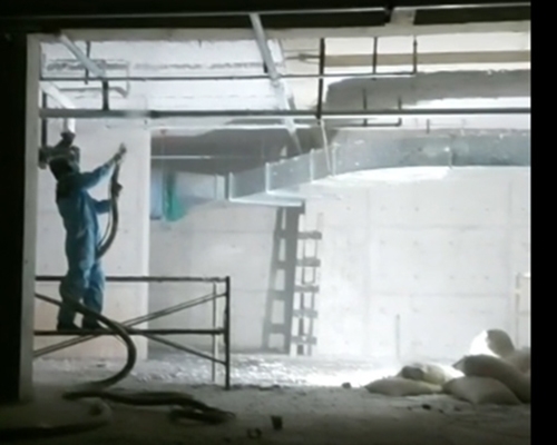 太原農科院無(wú)機纖維噴涂案例