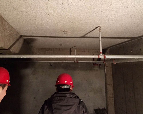 天一城無(wú)機纖維噴涂案例